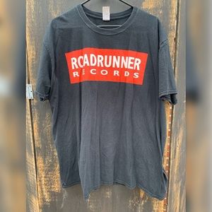 Roadrunner Records Mens Black XL T-shirt